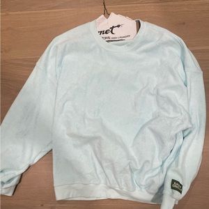 Turquoise Daily Drills Towel Terry Pullover